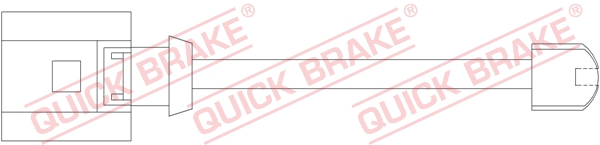 Czujnik zużycia klocka